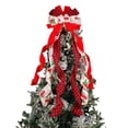 thumbnail image 3 of 12"*43" Large Bows for Christmas Tree/ Big Christmas Bows/ Christmas Tree Bow Topper/ Red Christmas Bow/ Bow Christmas Tree Topper Tree Top Dress 1Pcs, 3 of 7