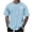 Light Blue04, variant on DeHolifer Mens T-Shirt Plus Size Graphic Short Sleeve Loose Tee Crewneck Palm Tree Summer Shirts Light Blue 2XL