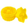 thumbnail image 1 of Coofit Muffin Cake Mold Silicone 6PCS DIY Professional Soft Egg Tart Molds Pudding Mold, 1 of 10
