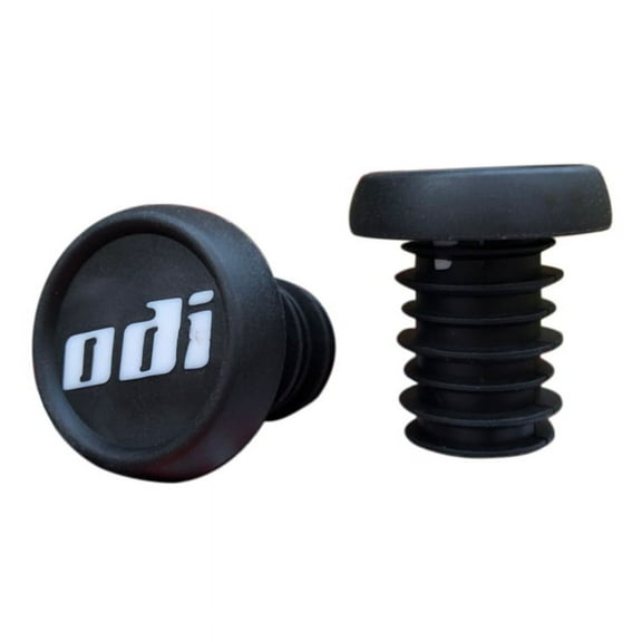 ODI 2Pcs Bicycle Handle Bar End Plugs Handlebar Caps Fit BMX FR Balance Bike Accessories Black