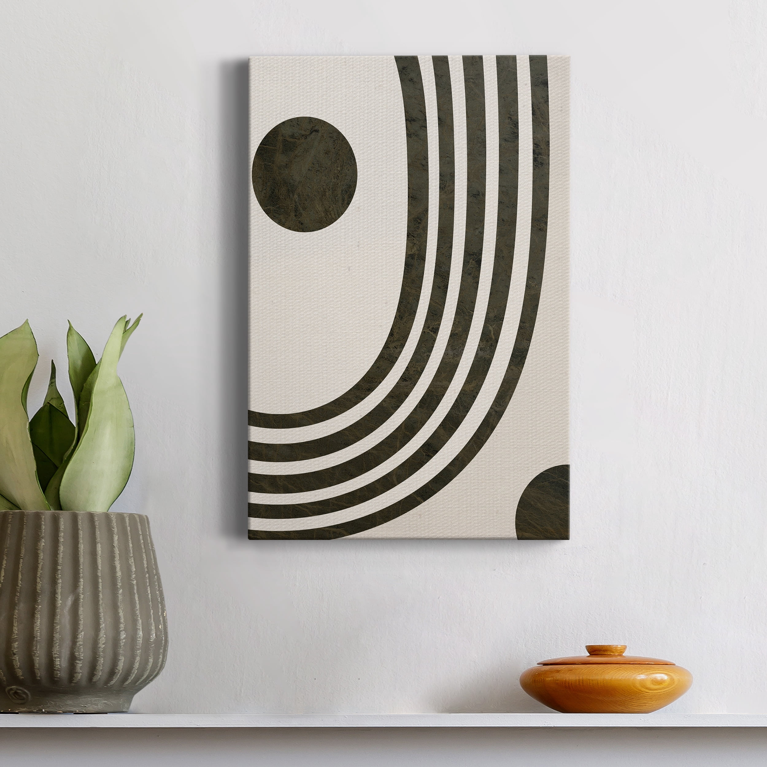 Tubular Abstract I Premium Gallery Wrapped Canvas - Ready to Hang - 12 x 18