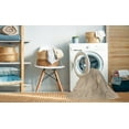 thumbnail image 2 of Ahgly Company Machine Washable Indoor Round Transitional Bronze Brown Area Rugs, 3' Round, 2 of 7