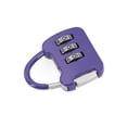 thumbnail image 4 of Color Password Padlock Cabinet Trolley Case Password Lock Backpack Fastener Lock Purple, 4 of 8