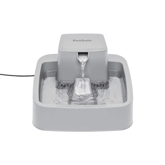 PetSafe Drinkwell 1/2 Gallon Pet Fountain, Dog and Cat Automatic Water Bowl - for Small Pets ShopWise Round