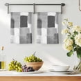 thumbnail image 3 of Gray Geometric Kitchen Towels Set of 4, Watercolor Ombre Modern Abstract Art Absorbent Dish Towels for Kitchen, Microfiber Hand Towel, Quick Drying Tea Towel for Cleaning Decorative Dishcloths, 3 of 7