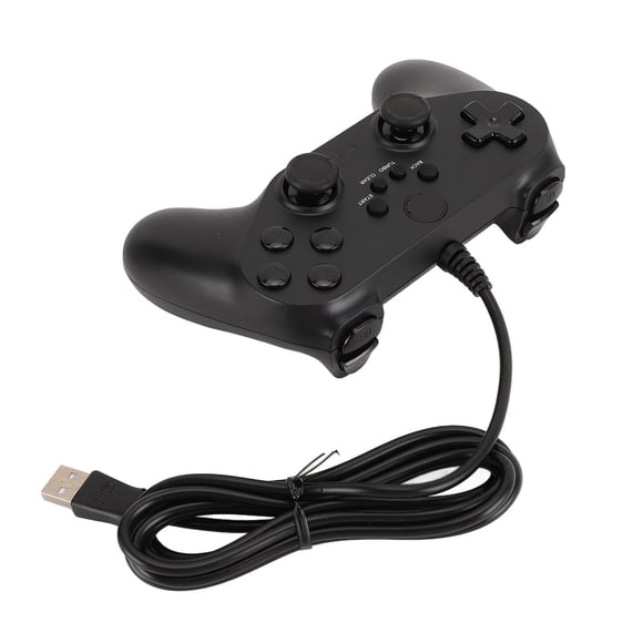 USB Wired Gaming Controller Gamepad, Function Ultra Low Latency Plug and Play Wired PC Game Controller for Computer