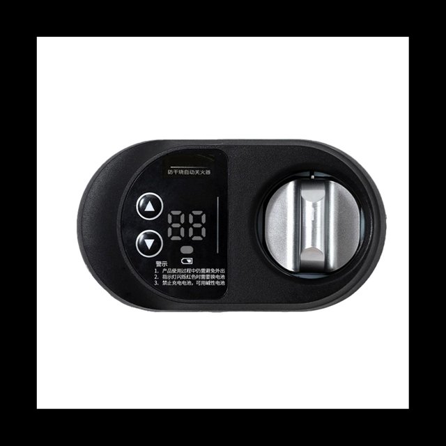 Gas Stove Automatic Fire Off Timer Kitchen Smart Switch Anti-Dry Accessories Natural Gas Gas Stove Timer (Left Switch),1 x Timer 3 x AAA battery,Silver&Black