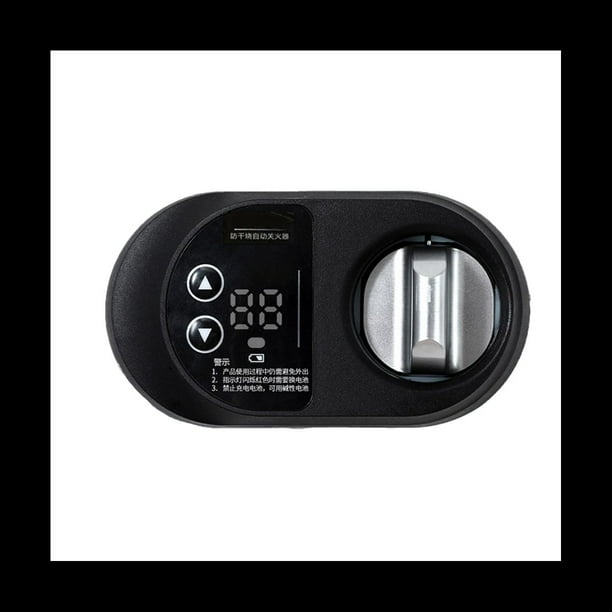 Estufa de Gas Temporizador de Apagado AutomáTico Interruptor Inteligente de Cocina Accesorios Antisecado Gas Natural Estufa de Gas Temporizador (Interruptor Izquierdo)