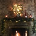 thumbnail image 5 of 2Pcs 6 Feet Artificial Christmas Garland with Lights Prelit Garland Christmas Decorations Lighted Christmas Garland with Pine Cones Red Berries for Indoor Outdoor Home Fireplace Wreath, 5 of 6