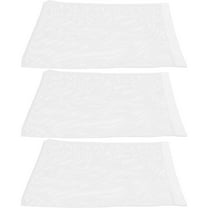 LEORX 3Pcs Smooth Ventilation Dryer Vent Cover Nylon White for Outdoor Use