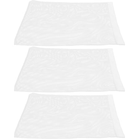 LEORX 3Pcs Smooth Ventilation Dryer Vent Cover Nylon White for Outdoor Use