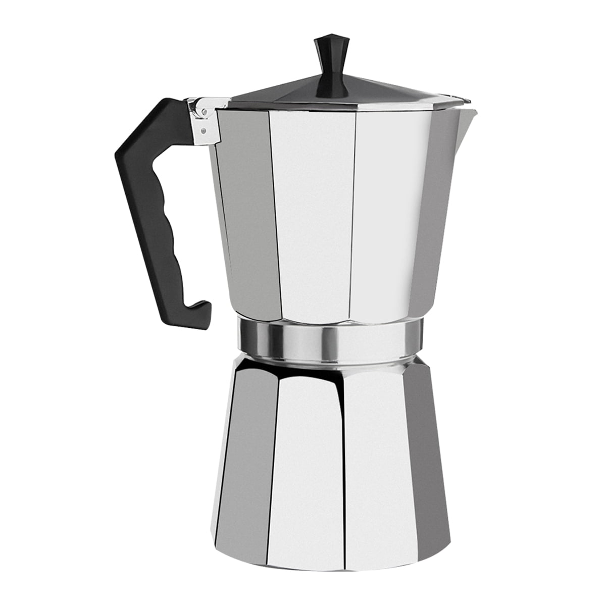 600ML 12 Cup Coffee Moka Pot Stove Percolator Maker Top Expresso Latte  I 