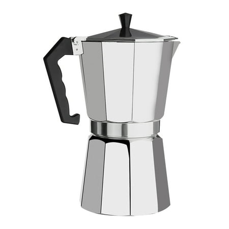 600ML Aluminum 12 Cup Coffee Maker Moka Home Decor Pot Expresso Latte Stove Top Percolator Home Christmas (The Best Stovetop Espresso Maker)