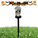 thumbnail image 5 of El Del Cráneo Halloween Enciende La Prenda Impermeable Solar Estaca Calabaza, 5 of 9