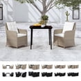thumbnail image 5 of vidaXL 5 Piece Patio Dining Set Black, 5 of 25