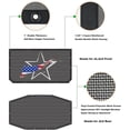 thumbnail image 2 of Shadeidea Jeep Wrangler Sun Shade JL 4 Door Top Sunshade, Front & Rear -(Black Mesh Screen Sunblock Cover, NO FADED Magic Star) Cover JLU (2018-Current), UV Blocker -10 Years Lasting, 2 of 5
