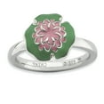 thumbnail image 1 of Argent Sterling Stackable Expressions Anneau de Lys d'Eau Taille 10, 1 of 3