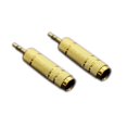 thumbnail image 2 of 2x Headphone Adapter Plug Audio Adapter Converter Connector, 2 of 9