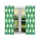 thumbnail image 2 of Cortina de Cocina ABPHQTO Argyle Verde 65x90 cm Dos Piezas, 2 of 3