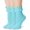 Blue, variant on Women Lace Ruffle Ankle Socks, Cute Princess Girls Frilly Cotton Socks 3Pairs