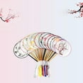 thumbnail image 2 of YUANOU Éventail Brodé Style Ancien Éventail Brodé Style Ancien Éventail Hanfu Éventail Classique Éventail de Danse Éventail Tuan Éventail Qipao Éventail Rond Classique(P), 2 of 7