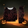 thumbnail image 6 of Family Halloween Matching PJs Pajamas Set, Spooky Pumpkin Ghost Long Sleeve Loungewear Sleepwear Outfits for Holiday Celebration, 6 of 6