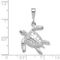 thumbnail image 3 of 14K White Gold Charm Pendant Themed Men'S 32 mm 21, 3 of 3