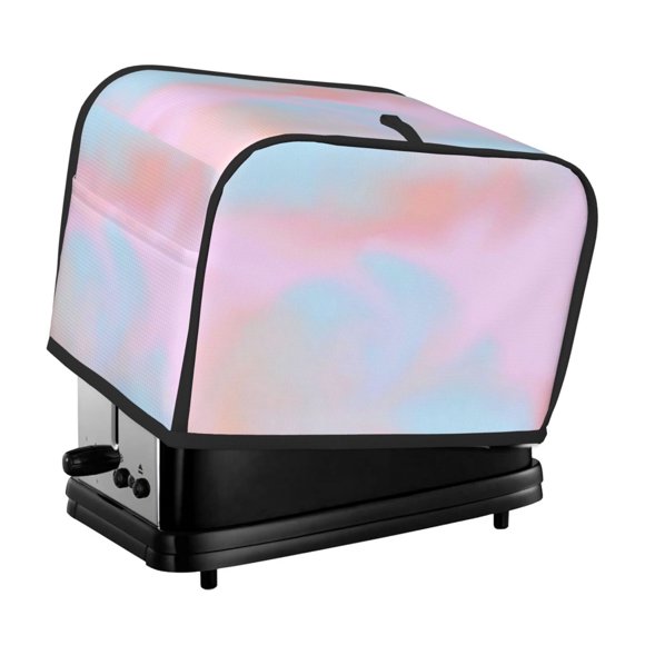 Funda para tostadora de 2 rebanadas con efecto tie dye, funda protectora contra el polvo y las huellas dactilares para pan, funda de poliéster, fundas para pequeños electrodomésticos de cocina