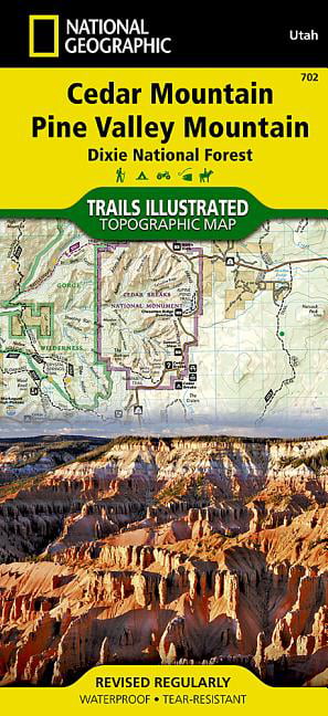 National Geographic Trails Illustrated Map Cedar Mountain ...