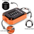 thumbnail image 3 of 2 Pack Orange 4-Digit Combination Lock - Heavy Duty, Waterproof, Resettable$$Tools & Hardware Other, 3 of 7