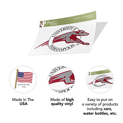 Sticker - 00025A University of Indianapolis Uindy Greyhounds NCAA Vinyl Decal Laptop Water Bottle Car Scrapbook