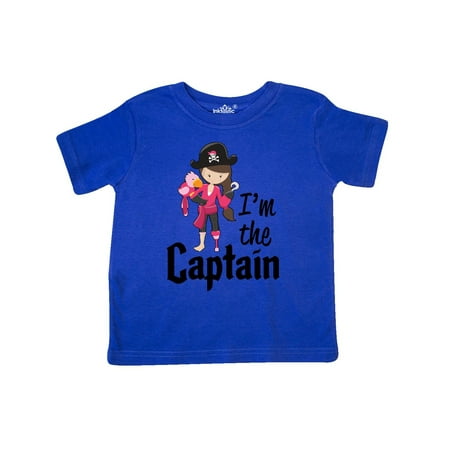 I'm the Captain- pirate girl Toddler T-Shirt