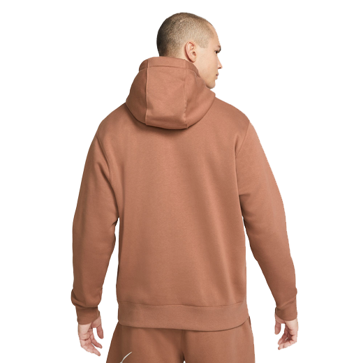 Men's Nike Sportswear Mineral Clay/White Fleece Pullover Hoodie (BV2654  215) - 3XL - Walmart.com