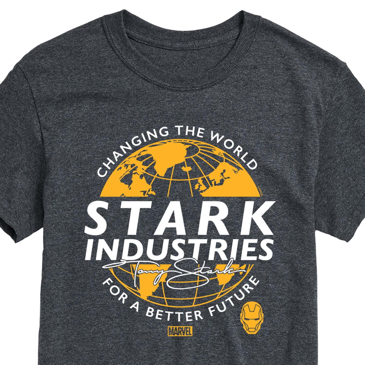 Marvel Iron Man - Stark Industries - Men's Short Sleeve Graphic T-Shirt