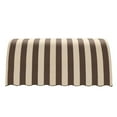 thumbnail image 2 of Awntech 6.375 ft Savannah Fixed Awning Acrylic Fabric, Brown/Tan Stripe, 2 of 2