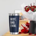 thumbnail image 4 of Gifts For Dad From Daughter, Son, Wife, Christmas, Father''s Day, Valentines Day, Birthday Gifts For Dad, Grandpa, Father Gifts, Papa Gifts, New Dad Gifts, 20oz Stainless Steel Tumbler, 4 of 6