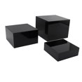 thumbnail image 1 of Acrylic Cubic Risers, Acrylic Display Stand for Dessert Table, Buffet Tables Food Showcase Acrylic Cube Stand Risers Plastic Square Containers for Collectibles Wedding Party, 1 of 7