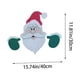 thumbnail image 4 of Monstrate 3x decoraciones navideñas para exteriores transforman el jardín con un mirilla para valla festiva fácil de hacer de PP lindo Kits de decoración para fiestas, 4 of 6