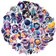 thumbnail image 2 of 35pcs-50pcs Cute Space Stickers Astronauts Adorable Stickers Rockets Kids Stickers for Suitcase Phone Laptop, 2 of 9