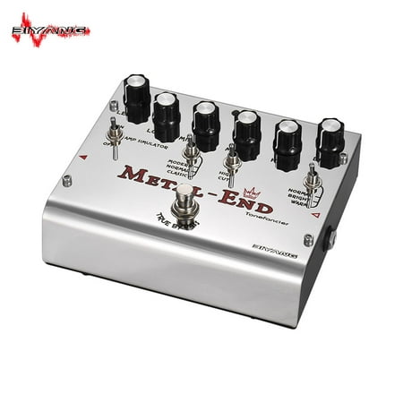 BIYANG METAL-END King High Gain Distortion Effect Pedal Built-in Amplifier Simulator EQ With True Bypass Full Metal