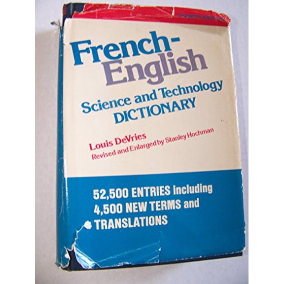 Pre-Owned French-English Science and Technology Dictionary (English and French Edition), 9780070166295, 0070166293, Hardcover, 4 edition
