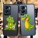 thumbnail image 2 of Caso mate para OPPO A97 A96 A95 A94 A93 A92 A92S A78 A74 A73 A72 A57 A55 A54 A53 A17 A16 4G 5G Funda lindo cocodrilo de dibujos animados, 2 of 5