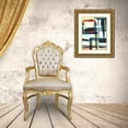 thumbnail image 3 of Fuchs, Jodi 15x18 Gold Ornate Wood Framed with Double Matting Museum Art Print Titled - Book Shelf II, 3 of 4