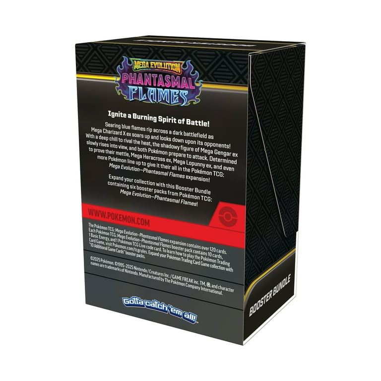 Pokémon, Trading Card Game, Phantasmal Flames Booster Bundle, 6