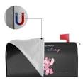 Cartoon Lilo & Stitch Mailbox Cover Standard Size 21x18 in Waterproof Sun Protection