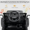 thumbnail image 4 of OLAKIDS 12V Ride On Truck, Battery Powered Electric Vehicle for Kids with Remote Control, Foldable Reflective Mirror, Spring Suspension, 4 of 9