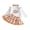 Yellow, variant on Miaouyo Toddler Girl Thanksgiving Outfits Long Sleeve Tops Pumpkin Print Skirt