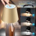 thumbnail image 4 of Wireless Bottle Lamp 3 Color Rechargeable Touch Dimming LED Wine Bottle Lights for Indoor Outdoor Restaurants & Bars, 4 of 5