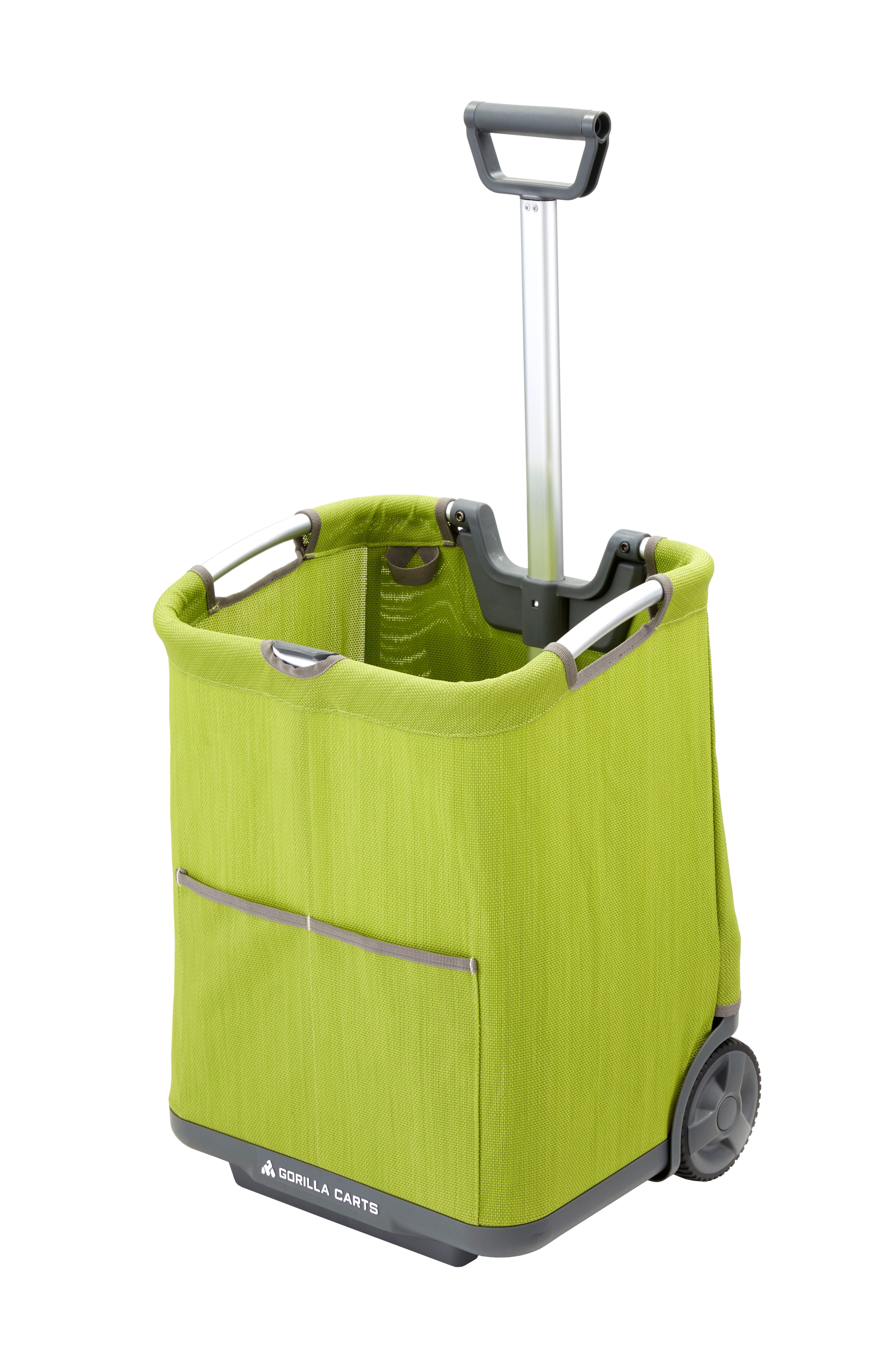 Gorilla Carts Soft-Sided Folding Cart (Model #GCSS-11G-COM), 50 lbs. Capacity, All-Weather Breathable Fabric with 4" Flat-Free Wheels