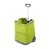 Gorilla Carts Soft-Sided Folding Cart (Model #GCSS-11G-COM), 50 lbs. Capacity, All-Weather Breathable Fabric with 4" Flat-Free Wheels